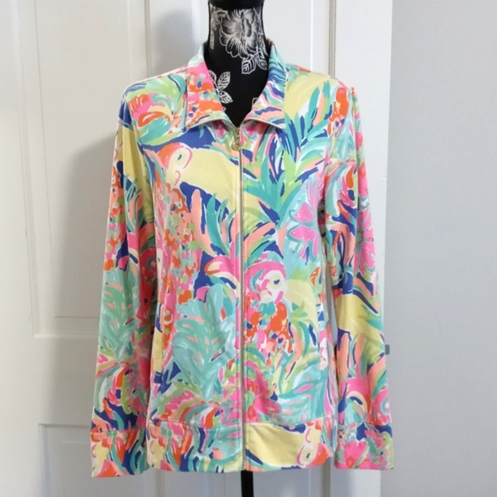 🦜HTF Lilly Pulitzer🦜 - Reagan Zip-Up Jacket